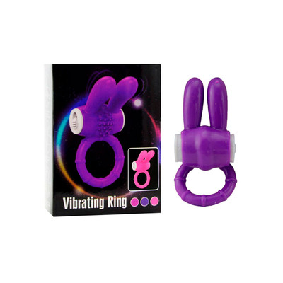 Foto 3 do produto Anel Peniano em Silicone no Formato de Coelho com Mini Cerdas e Vibração Única - You Vibe Vibrating Ring | Disponível em 3 Cores