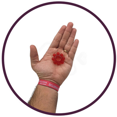 Foto 8 do produto Anel Peniano em Silicone com Formatos Sortidos - Mega Stretch Diversão ao Cubo | 1,2 cm | Disponível em 6 Cores