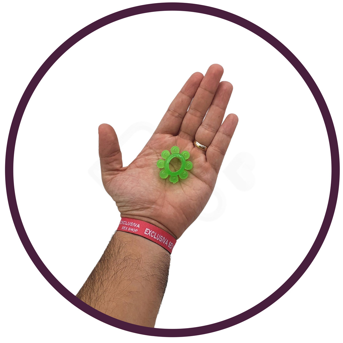 Anel Peniano em Silicone com Formatos Sortidos - Mega Stretch Diversão ao Cubo | 1,2 cm | Disponível em 6 Cores - 6