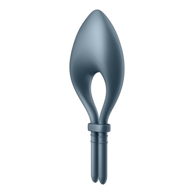 Foto 3 do produto Anel Peniano em Silicone Macio com 12 Modos de Vibrações Potentes , App Control e Á Prova D'água - Satisfyer Bullseye