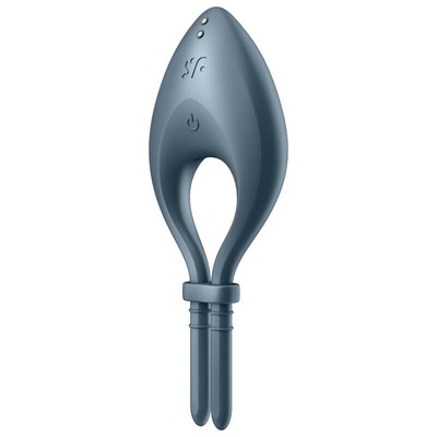 Foto 4 do produto Anel Peniano em Silicone Macio com 12 Modos de Vibrações Potentes , App Control e Á Prova D'água - Satisfyer Bullseye