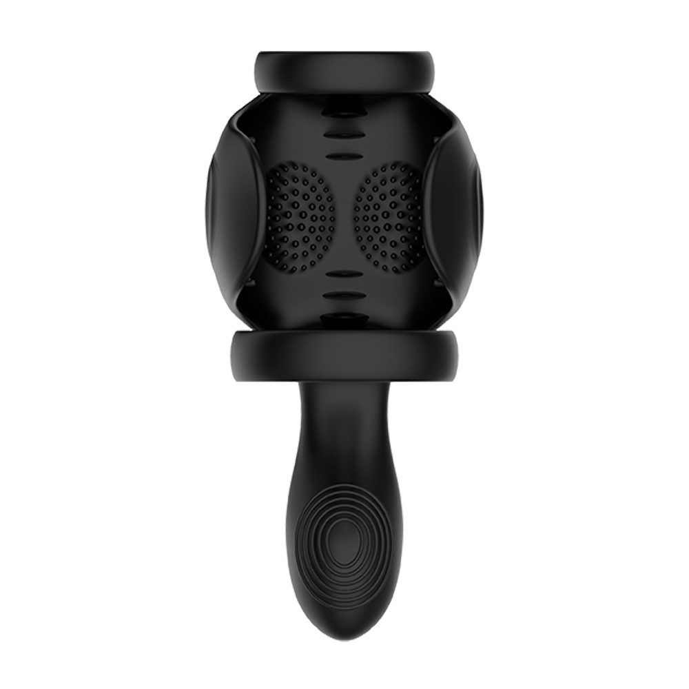 Anel Peniano em Silicone com Massageador de Períneo, 10 Modos de Vibração e Carregamento Via Cabo USB - Funejoy | 12,5 x 3,8 cm - 7