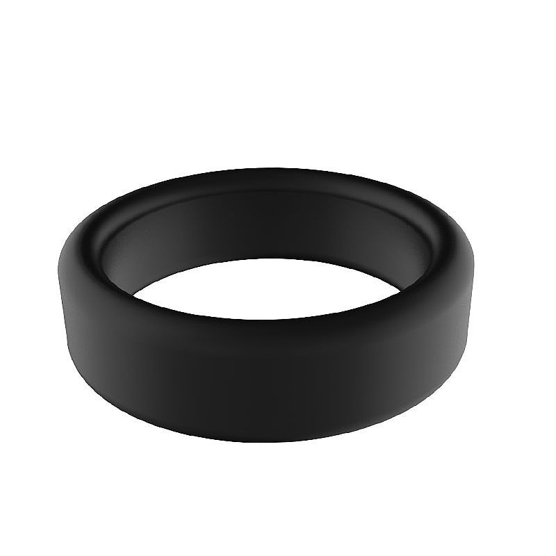 Anel Peniano em Silicone Preto - 3,5 x 4,3 cm - 4