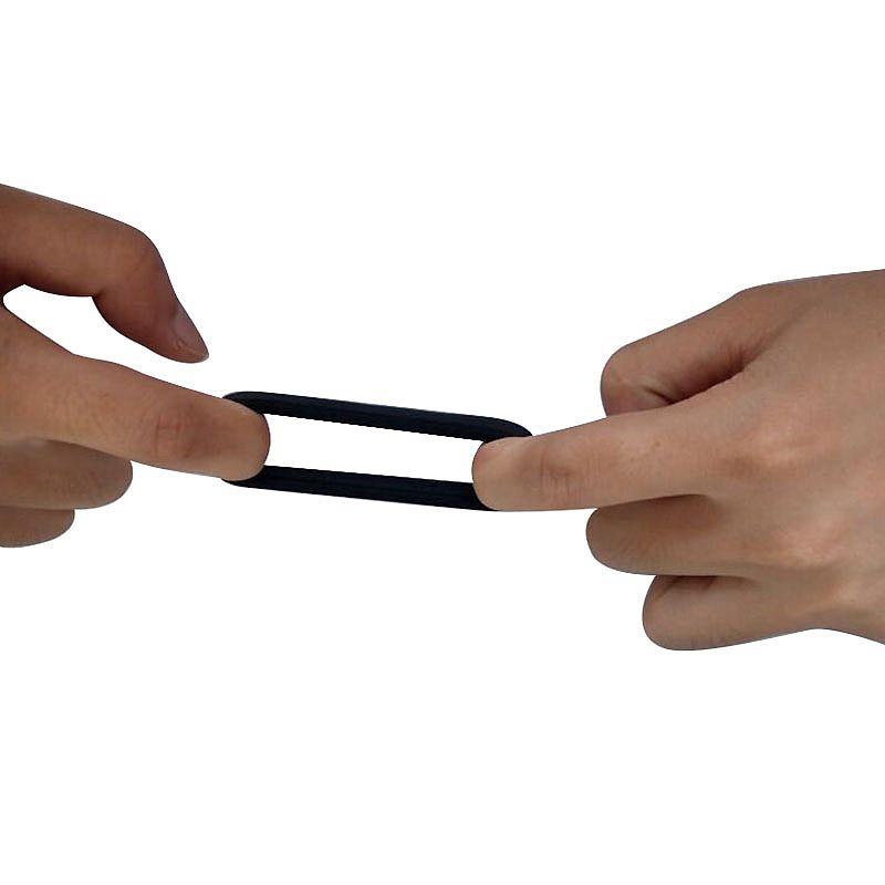 Anel Peniano em Silicone Preto - 3,5 x 4,3 cm - 5
