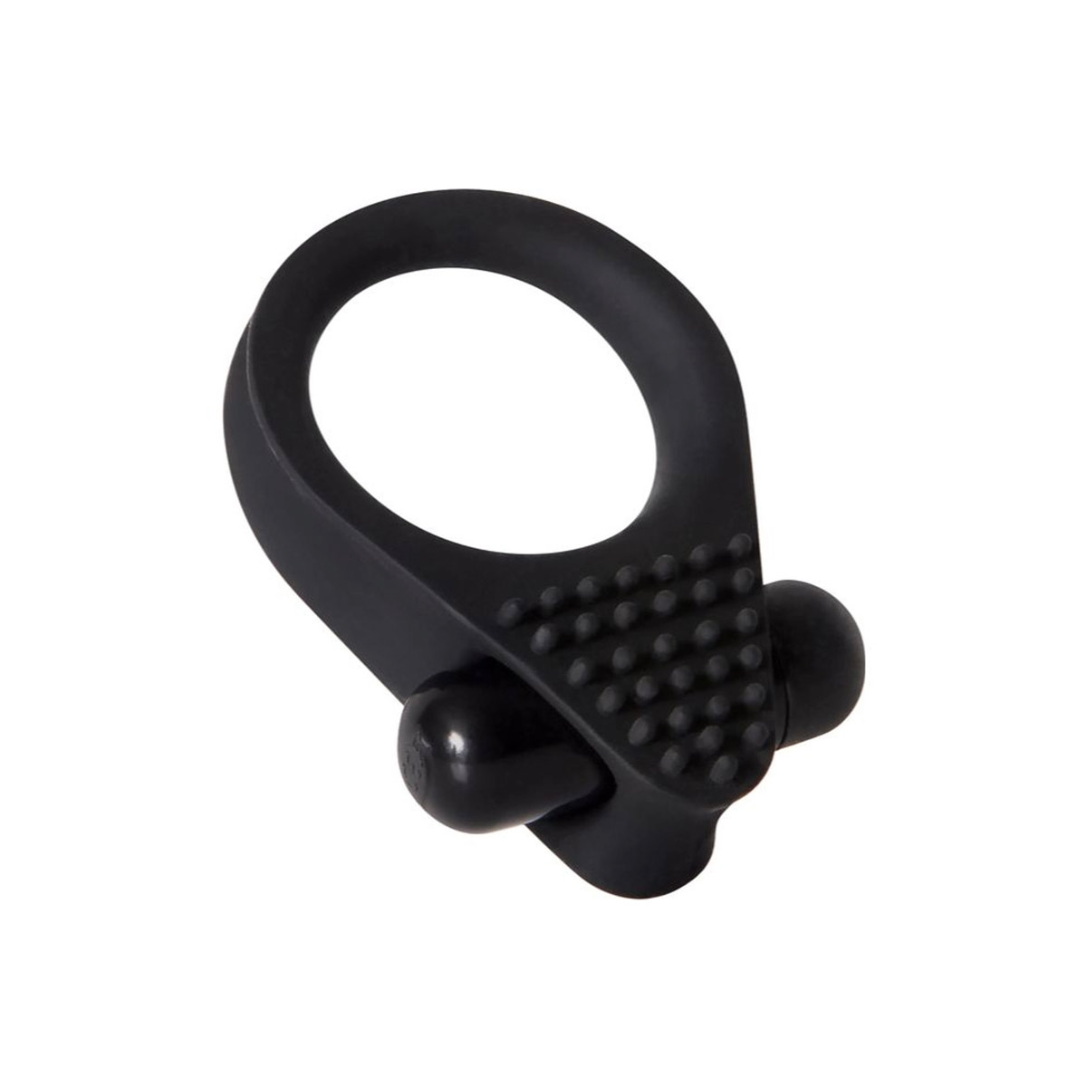 Anel Peniano em Silicone com Cápsula Vibratória de Vibração Única e Cerdas Massageadoras - Zero Tolerance Black Knight | 5,9 x 3,8 cm - 3