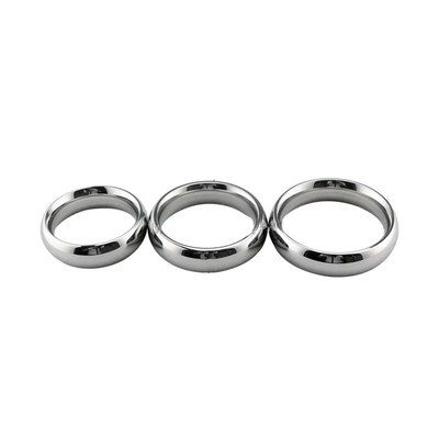 Foto 3 do produto Anel Peniano em Aço Inoxidável - Penis Ring | Disponível em 3 Tamanhos