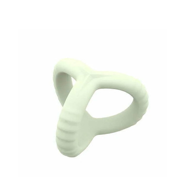 Foto 1 do produto Anel Peniano Triplo em Silicone com Texturas Massageadoras - Body Safe Moth | 5 x 3,5 cm | Disponível em 2 Cores
