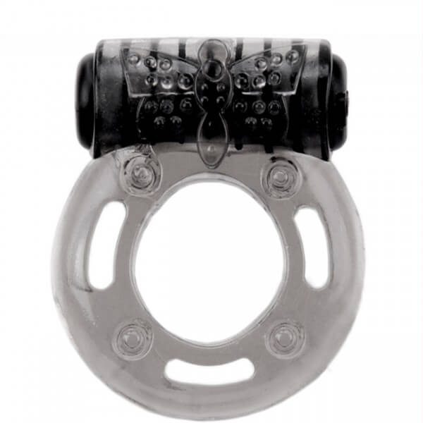 Anel Peniano Com Vibração e Estimulador de Clítoris com Textura Estimuladora | Disponível em 6 Cores - 7