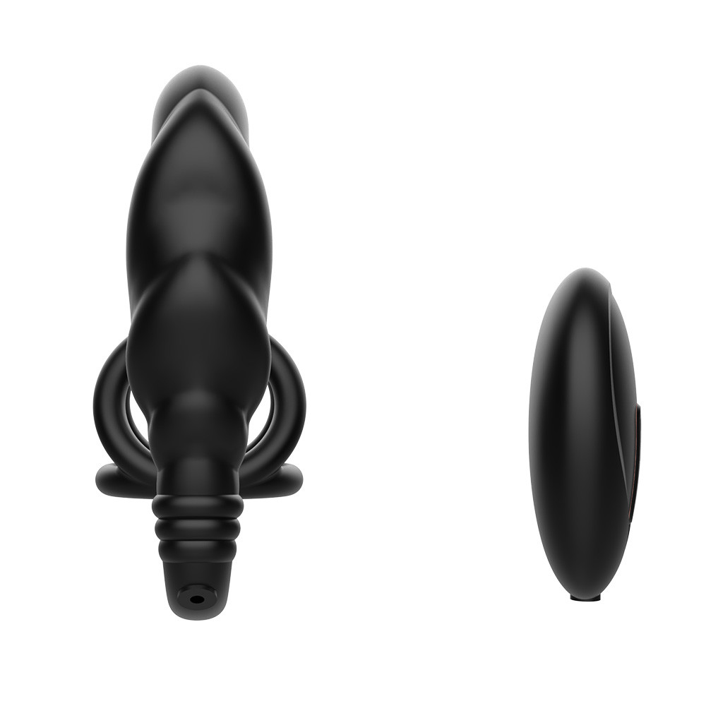 Anel para Pênis e Escroto Recarregável com Estimulador de Próstata e 10 Níveis de Vibração - FeiQu Kevin - 4