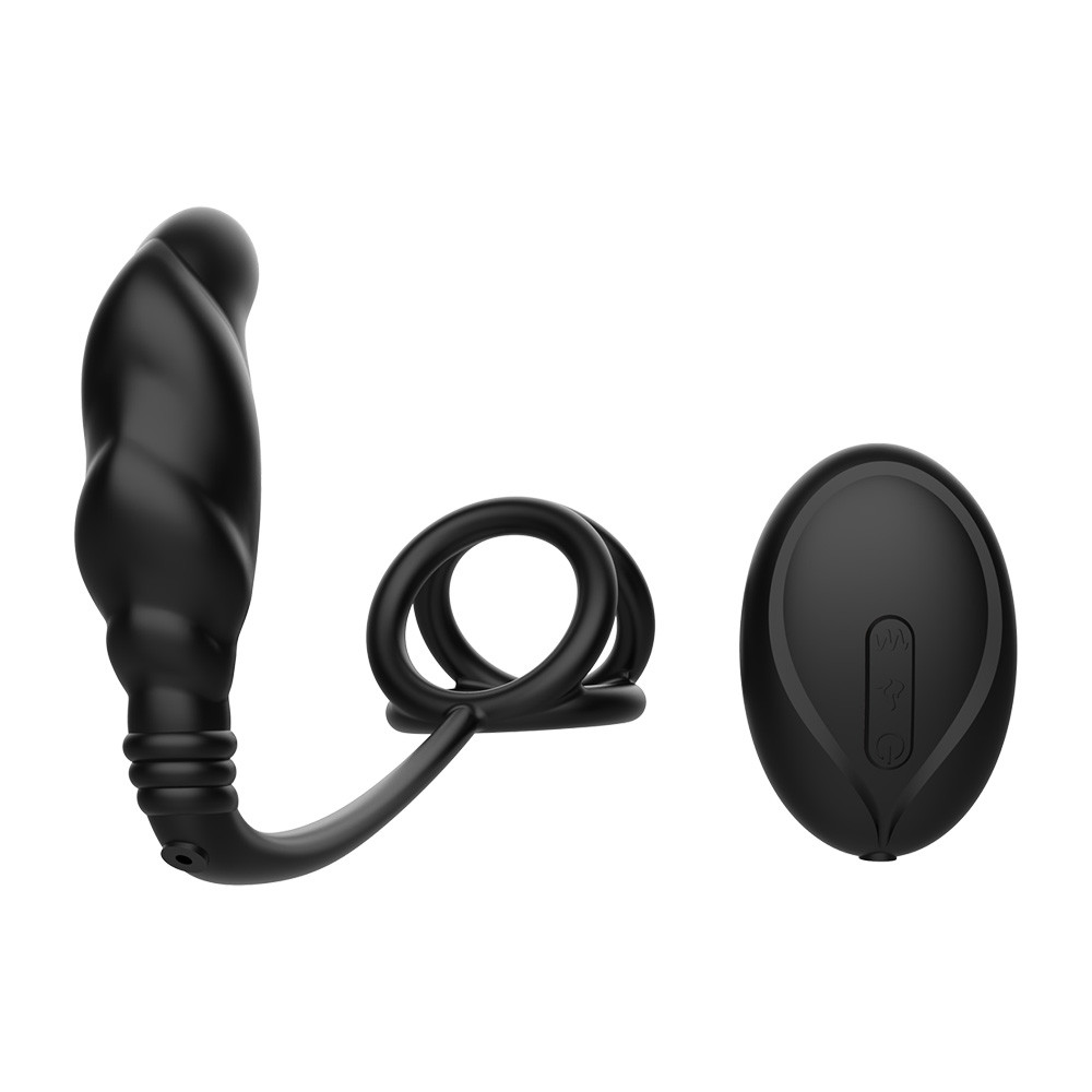 Anel para Pênis e Escroto Recarregável com Estimulador de Próstata e 10 Níveis de Vibração - FeiQu Kevin - 7