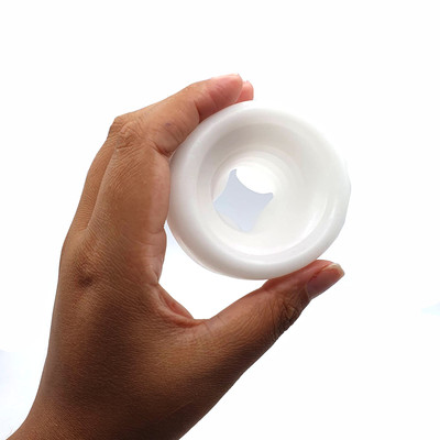 Anel em TPE Branco para Bomba Peniana - Hard