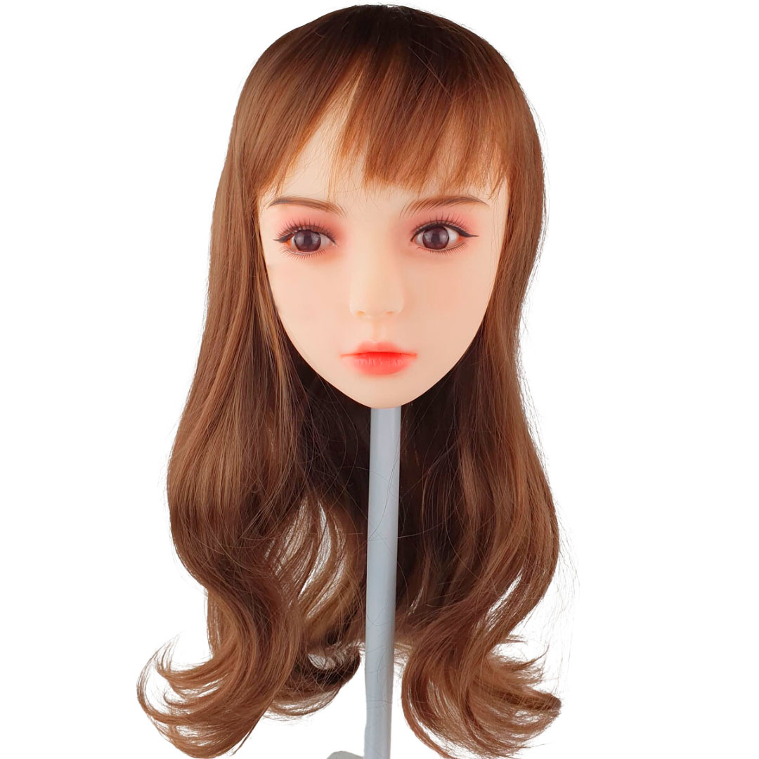 Anira - Boneca Realística em TPE com Pele Branca, Cabelo Longo, Olhos Castanhos, Seios Médios, Vértebras em Aço e Acessórios - 36 Kg e 1,28 Metros de Altura - 9