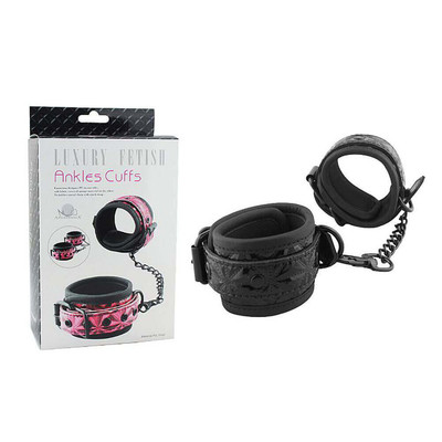 Ankles Cuffs - Tornozeleira com Correntes e Fivelas | Cor: Preto