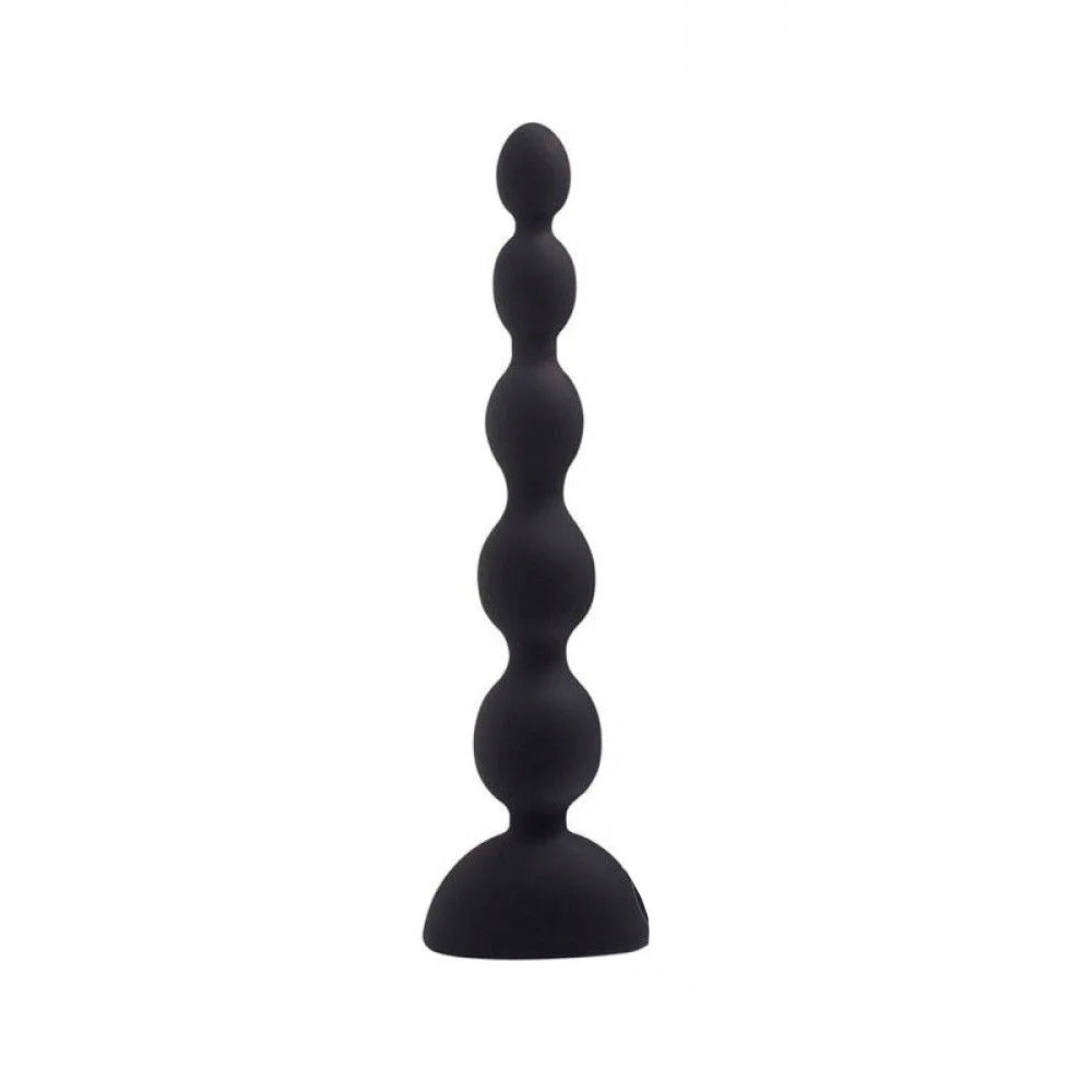Plug Anal em Silicone com Tamanho Gradativo e 10 Modos de Vibrações Silenciosas - Aphrodisia Anal Beads |  21,5 x 3,3 cm - 2