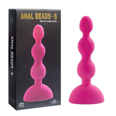 Foto 1 do produto Aphrodisia Anal Beads-S - Plug Anal Escalonado Recarregável com 10 Níveis de Vibração | Cor: Pink