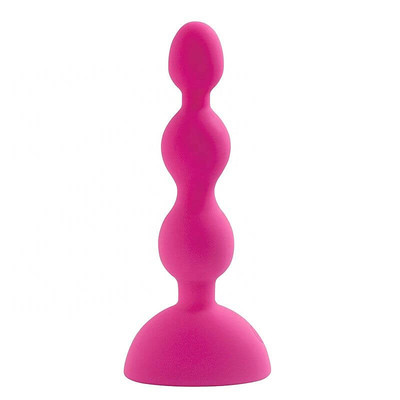 Foto 2 do produto Aphrodisia Anal Beads-S - Plug Anal Escalonado Recarregável com 10 Níveis de Vibração | Cor: Pink