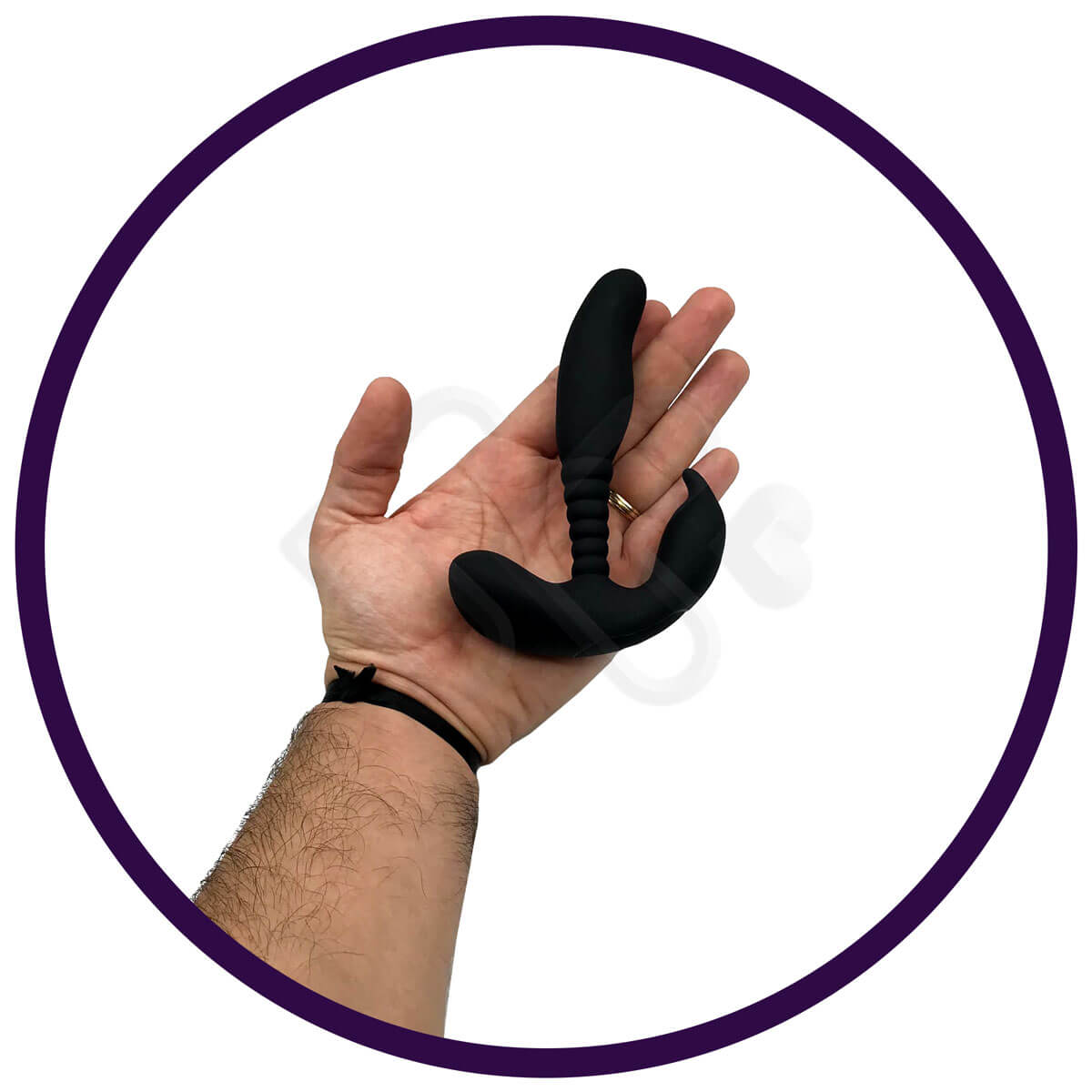 Aphrodisia Anal Pleasure Dual Vibrating Prostate - Estimulador Massageador de Próstata e Períneo com 10 Modos de Vibração e Carregamento via USB - 11 x 2,4 cm - 5