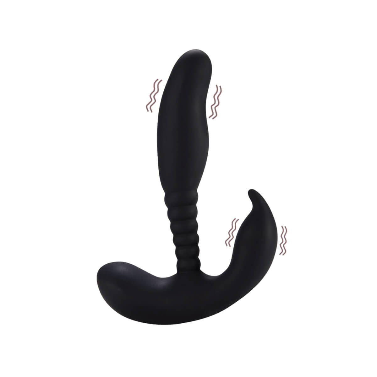 Aphrodisia Anal Pleasure Dual Vibrating Prostate - Estimulador Massageador de Próstata e Períneo com 10 Modos de Vibração e Carregamento via USB - 11 x 2,4 cm - 4