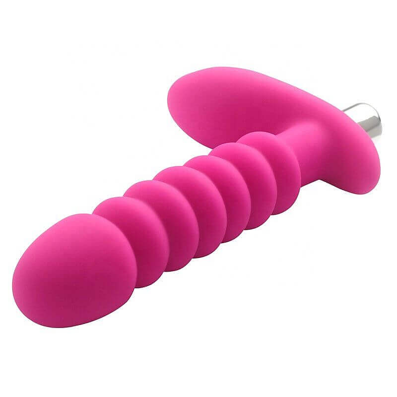 Aphrodisia Anal Pleasure - Plug Anal Escalonado com 10 Níveis de Vibração | Cor: Pink - 2