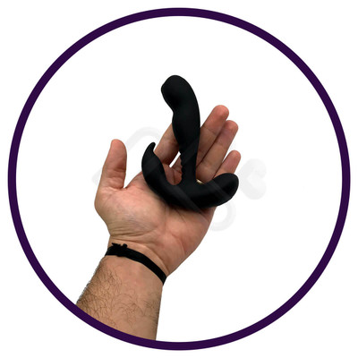 Estimulador de Próstata e Períneo com 10 Modos de Vibração, Esfera Estimuladora e Controle Remoto sem Fio  - Aphrodisia Anal Pleasure Vibrating Prostate - 11 x 2,9 cm