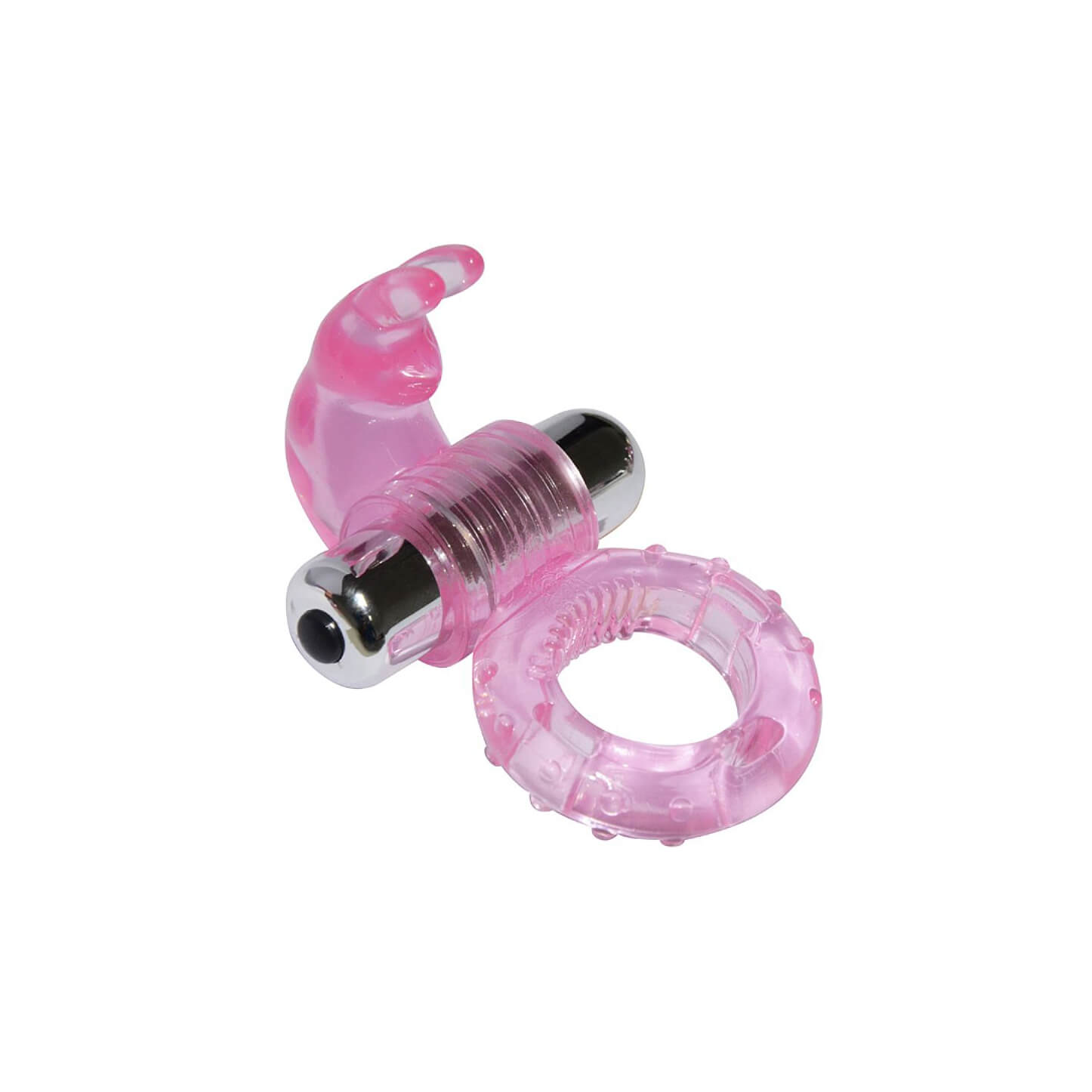 Aphrodisia Bunny - Anel Peniano com Estimulador de Clitóris em Forma de Coelho com Vibração 7 Modos de Vibração | Cor: Rosa - 2
