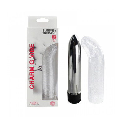 Foto 5 do produto Kit com Capa Peniana Extensora e Vibrador Personal com Vibração Multivelocidade - Aphrodisia Charm G Vibe | 13 x 3 cm | Disponível em 3 Cores