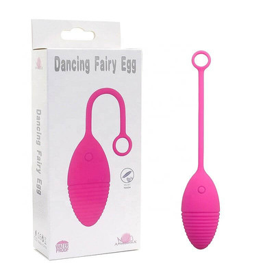 Foto 1 do produto Aphrodisia Dancing Fairy Egg - Cápsula Vibratória Recarregável Aveludada com 10 Modos de Vibração 18 x 3,5 cm | Cor: Pink