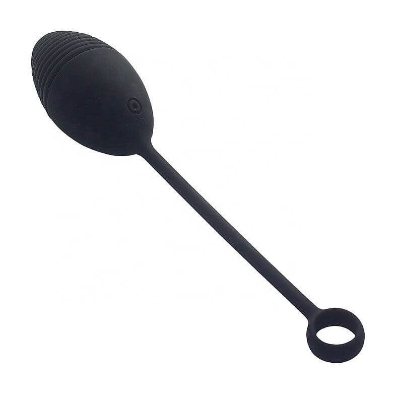 Aphrodisia Dancing Fairy Egg - Cápsula Vibratória Recarregável Aveludada com 10 Modos de Vibração 18 x 3,5 cm | Cor: Preto - 2