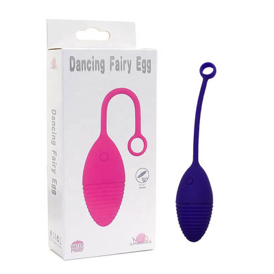 Foto 1 do produto Aphrodisia Dancing Fairy Egg - Cápsula Vibratória Recarregável Aveludada com 10 Modos de Vibração 18 x 3,5 cm | Cor: Roxo