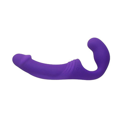 Foto 5 do produto Vibrador com Penetrador para Ponto G em Silicone Aveludado e 10 Modos de Vibração - Aphrodisia Double Rider | 22 x 3,8 cm | Disponível em 2 Cores