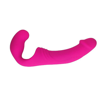 Foto 3 do produto Vibrador com Penetrador para Ponto G em Silicone Aveludado e 10 Modos de Vibração - Aphrodisia Double Rider | 22 x 3,8 cm | Disponível em 2 Cores