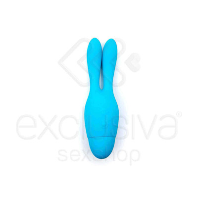 Foto 2 do produto Aphrodisia Indulgence Dream Bunny - Estimulador de Clítoris com Orelhas flexíveis e 10 Modos de Vibrações | Cor: Azul