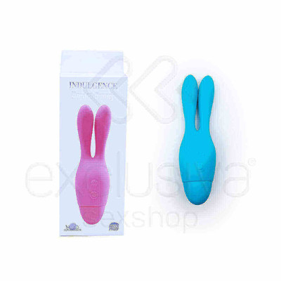 Foto 1 do produto Aphrodisia Indulgence Dream Bunny - Estimulador de Clítoris com Orelhas flexíveis e 10 Modos de Vibrações | Cor: Azul