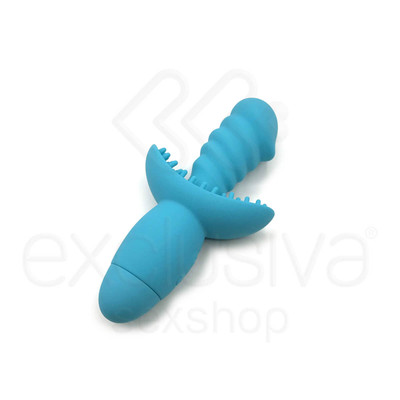 Foto 2 do produto Vibrador Estimulador de Ponto G e Clítoris com 10 Modos de Vibração - Aphrodisia Indulgence Wild Ride | Disponível em 3 Cores