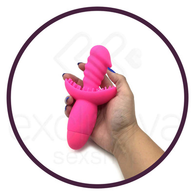 Foto 8 do produto Vibrador Estimulador de Ponto G e Clítoris com 10 Modos de Vibração - Aphrodisia Indulgence Wild Ride | Disponível em 3 Cores