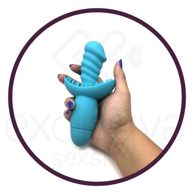 Foto 4 do produto Vibrador Estimulador de Ponto G e Clítoris com 10 Modos de Vibração - Aphrodisia Indulgence Wild Ride | Disponível em 3 Cores