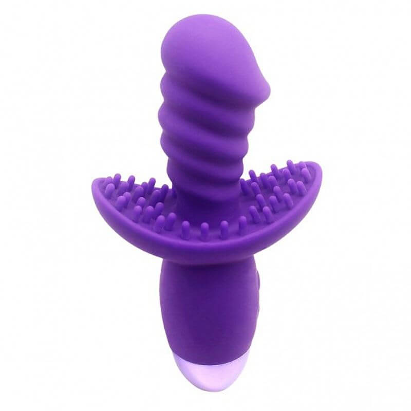 Vibrador Estimulador de Ponto G e Clítoris Recarregável com 10 Modos de Vibração - Aphrodisia Indulgence Wild Ride | Cor: Roxo - 2