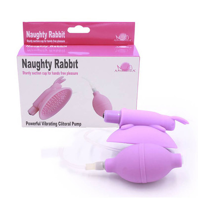 Foto 6 do produto Estimulador de Clítoris em Forma de Coelho com Cerdas Estimuladoras, 7 Modos de Vibrações, Ventosa e Sucção - Aphrodisia Naughty Rabbit | 11,6 x 5,5 cm | Disponível em 2 Cores