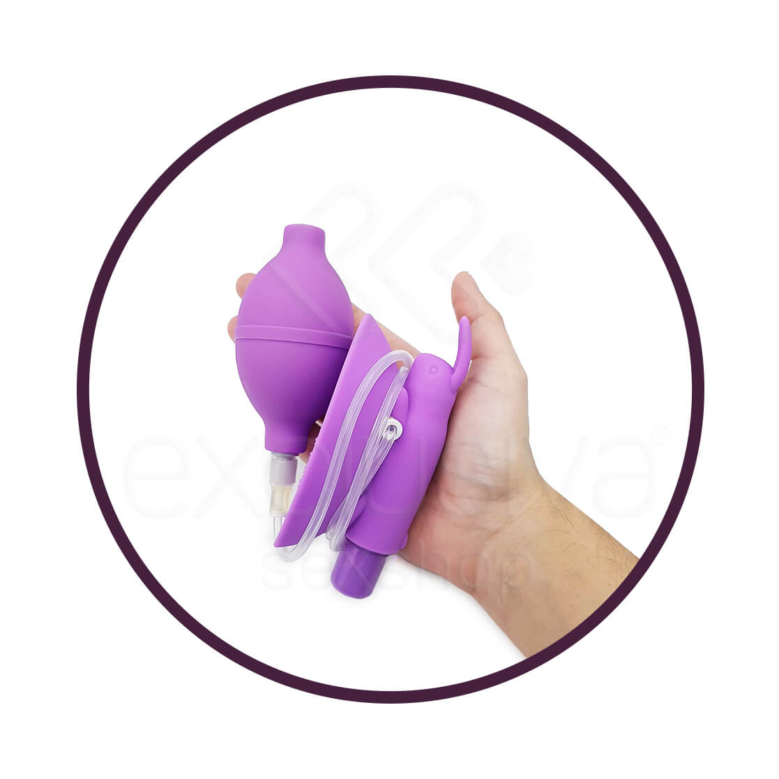 Estimulador de Clítoris em Forma de Coelho com Cerdas Estimuladoras, 7 Modos de Vibrações, Ventosa e Sucção - Aphrodisia Naughty Rabbit | 11,6 x 5,5 cm | Disponível em 2 Cores - 9