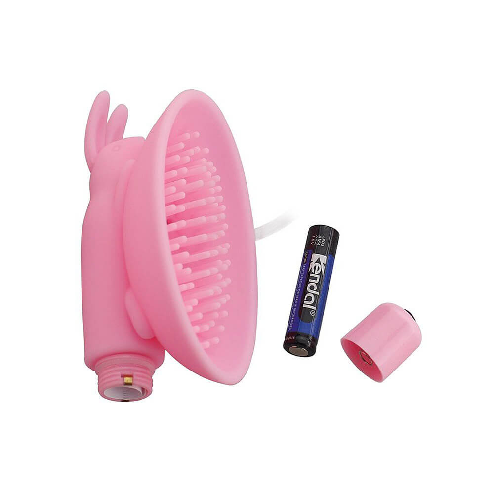 Estimulador de Clítoris em Forma de Coelho com Cerdas Estimuladoras, 7 Modos de Vibrações, Ventosa e Sucção - Aphrodisia Naughty Rabbit | 11,6 x 5,5 cm | Disponível em 2 Cores - 3