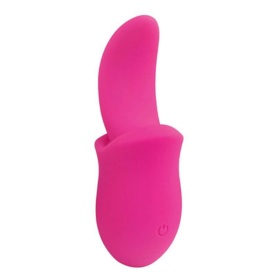 Foto 2 do produto Aphrodisia Pleasant Tongue - Vibrador Estimulador de Clítoris em Silicone com Forma de Língua e 10 Modos de Vibração - 12,3 x 3,2 cm | Cor: Pink