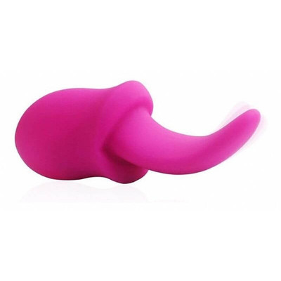 Foto 4 do produto Aphrodisia Pleasant Tongue - Vibrador Estimulador de Clítoris em Silicone com Forma de Língua e 10 Modos de Vibração - 12,3 x 3,2 cm | Cor: Pink