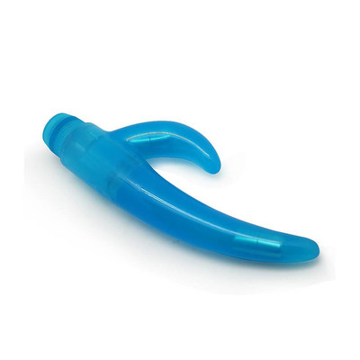 Foto 5 do produto Aphrodisia Rampant Bunny Vibe - Vibrador Flexível Estimulador de Ponto G e de Clítoris com Vibração Multivelocidade - 18 x 3 cm | Cor: Azul
