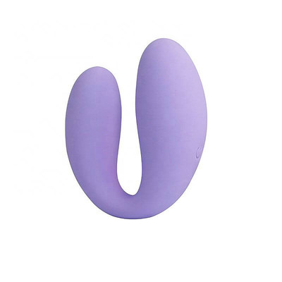 Foto 6 do produto Vibrador para Casal Recarregável em Silicone com 10 Modos de Vibrações e Modo Turbo - Aphrodisia U Smile | Disponível em 2 Cores