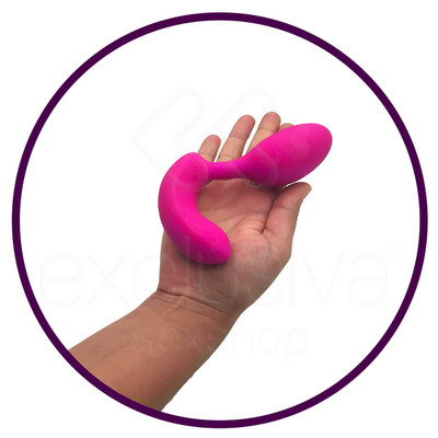 Foto 2 do produto Aphrodisia Vibrating Dual Teaser - Estimulador de Próstata em Silicone com 10 Modos de Vibrações - 14 x 4 cm