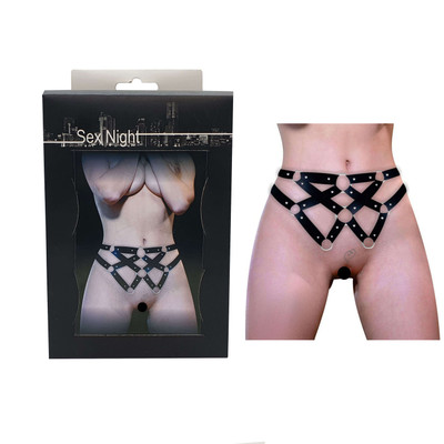 Arreio Harness Gladiadora em Couro Ecológico - InNamorata Sex Night