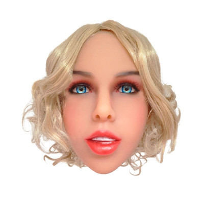 Ashley - Boneca Realística em TPE com Pele Morena, Cabelo Loiro, Olhos Verdes, Seios Fartos, Vértebras em Aço e Acessórios - 44 Kg e 1,68 Metros de Altura