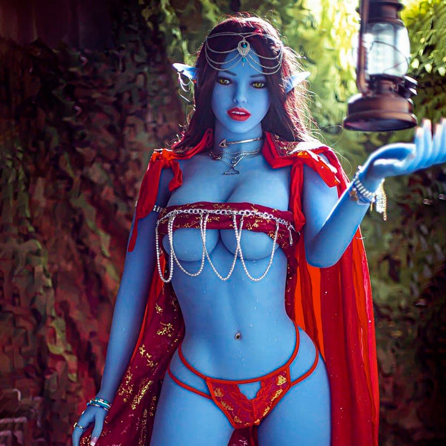 Avatar - Boneca Realística em TPE, Cabelo Longo, Olhos Verdes, Seios Fartos, Vértebras em Aço e Acessórios - 52 Kg e 1,58 Metros de Altura - 3