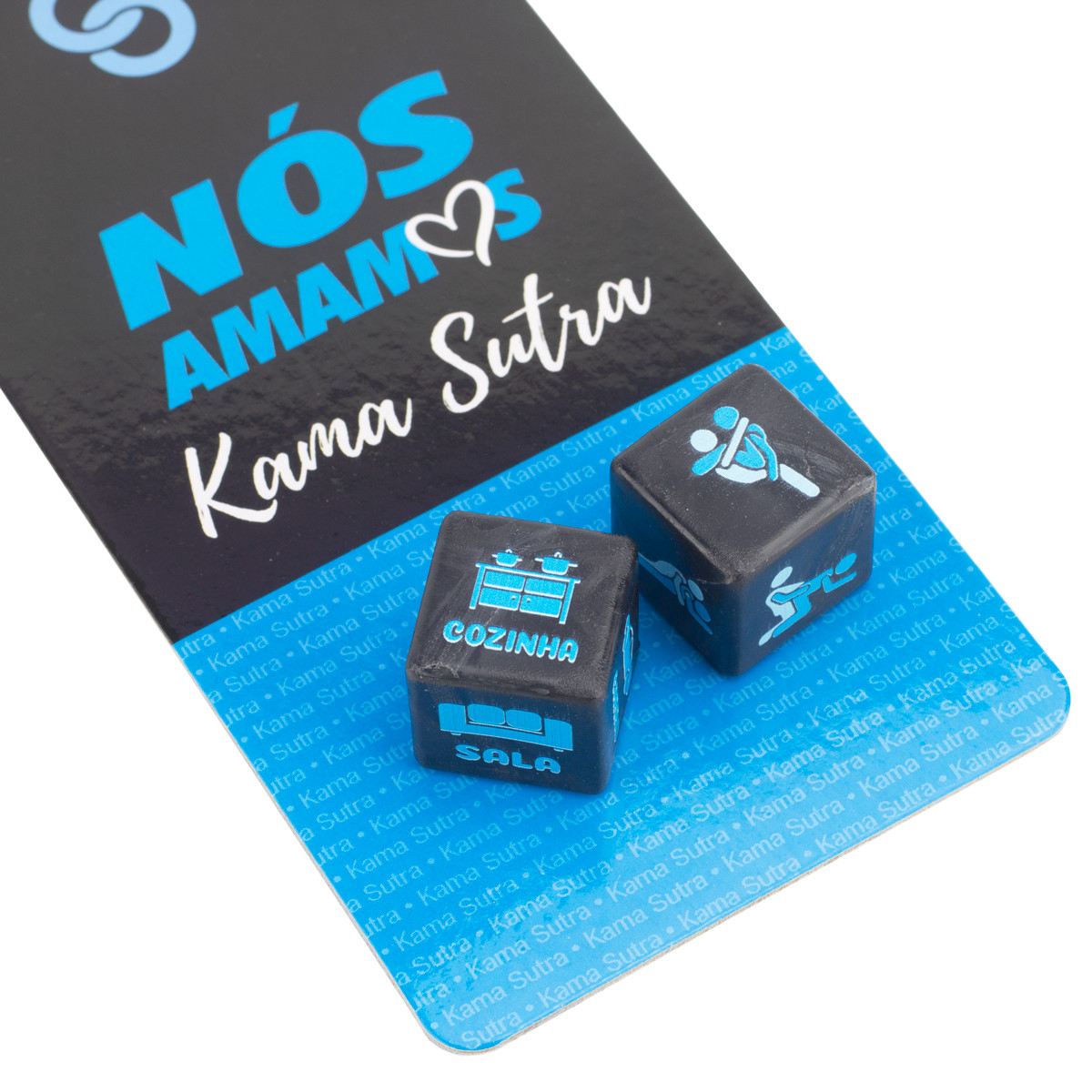 Aviso de Porta e Par de Dados "Nós Amamos Kama Sutra" Gay - Diversão ao Cubo - 4