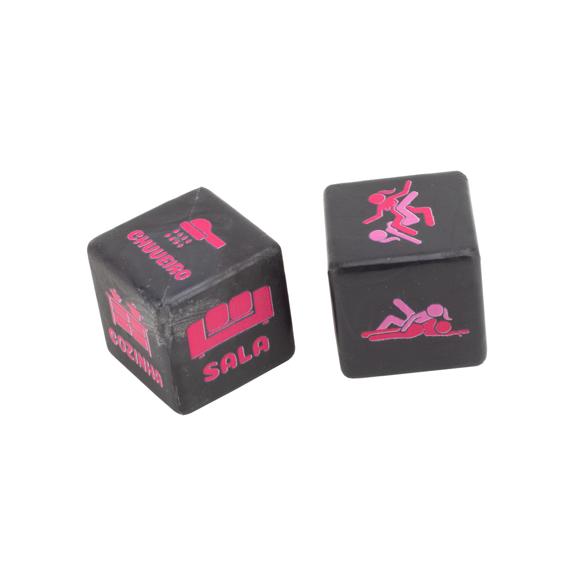 Aviso de Porta e Par de Dados "Nós Amamos Kama Sutra" Lésbico - Diversão ao Cubo - 3